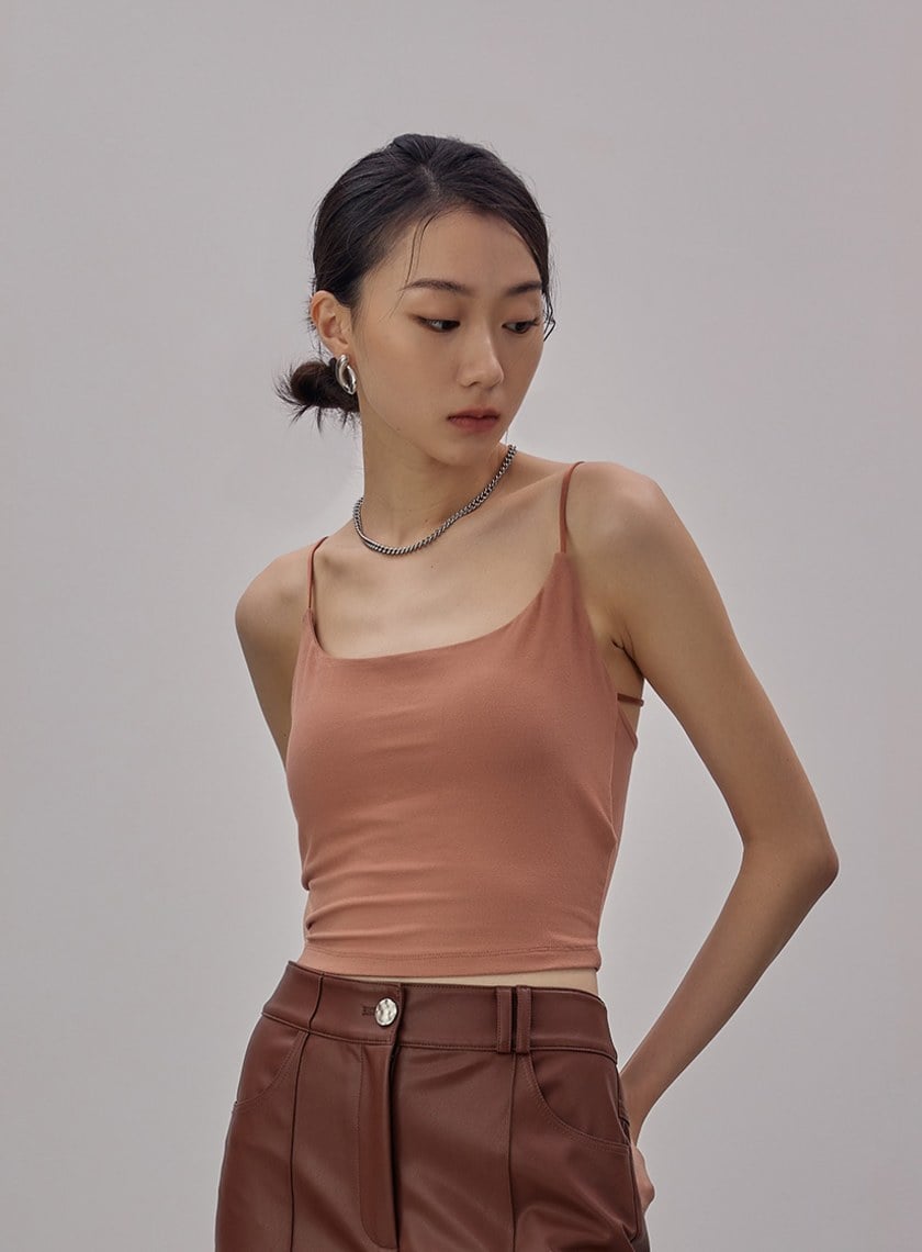 舒適U領美背發熱BRA背心上衣